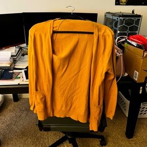 Mustard colored cardigan small by love tree